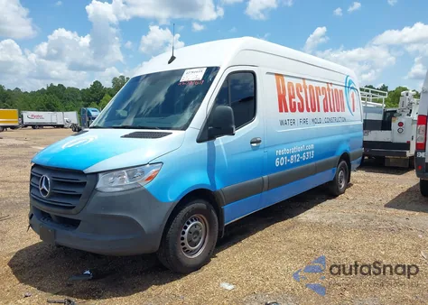 2021 Mercedes-Benz Sprinter 2500 High Roof I4 Diesel из США, поврежденный, VIN W1W4DCHY8MT050977